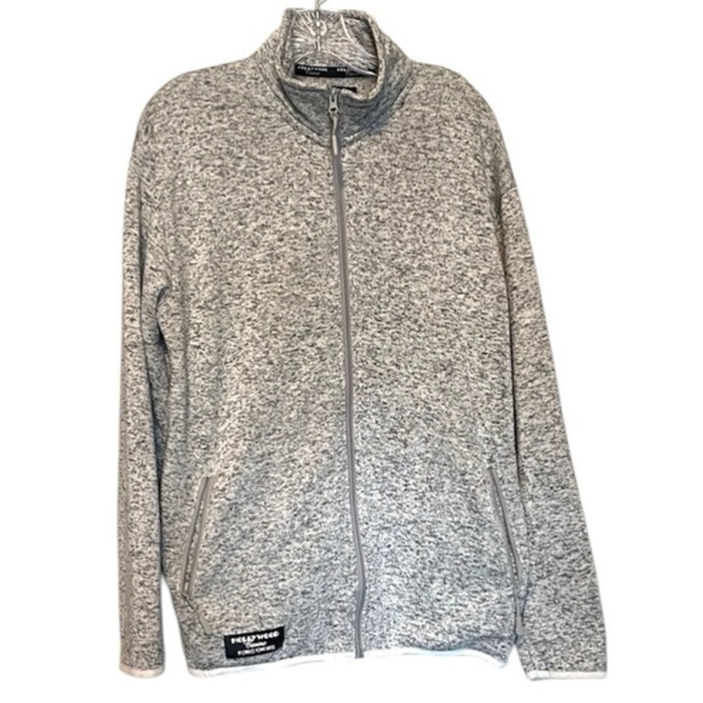 Hollywood Casino at Charlestown Races Gray Full-Zip Jacket size large